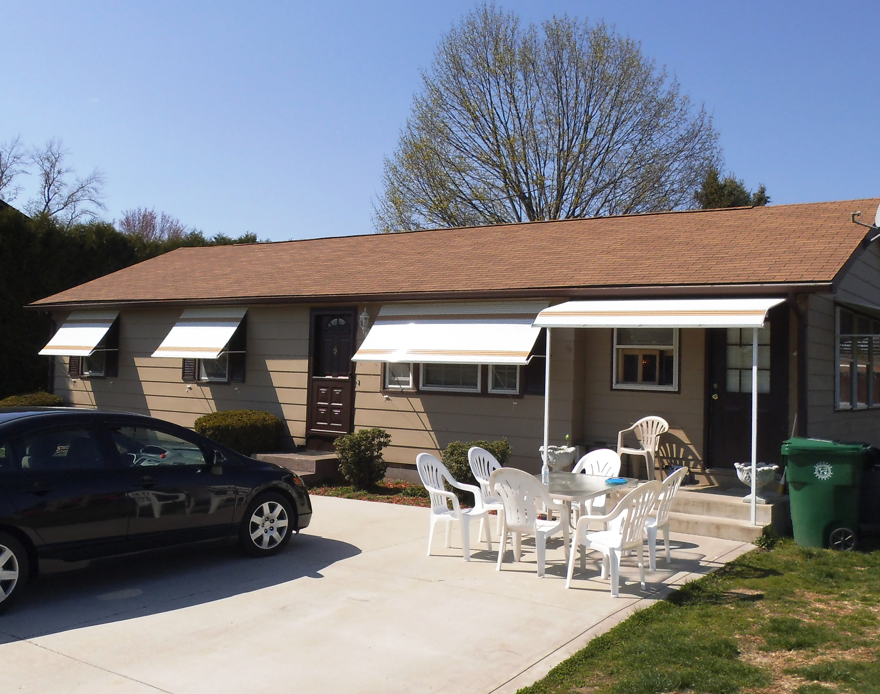 Aluminum Window RollUp, Doorway Awnings, & Canopies Gallery Leisure Time Awnings